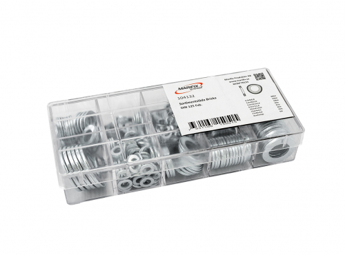 Assortment box Washer DIN 125 Fzb. 604 parts in the group Fasteners / Prepackaged / Assortment box at Marifix (104132var)