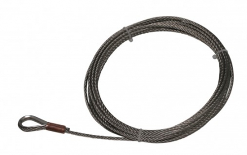  wire 3 mm with eye, 7 x 19 strands, stainless (5 m) in the group Wire, chain, rope / Wire / Wire kit at Marifix (121030-G5)