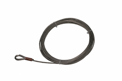  wire 3 mm with eye, 7 x 19 strands, stainless A2 (5 m) in the group Wire, chain, rope / Wire / Wire kit at Marifix (121030-5-P)