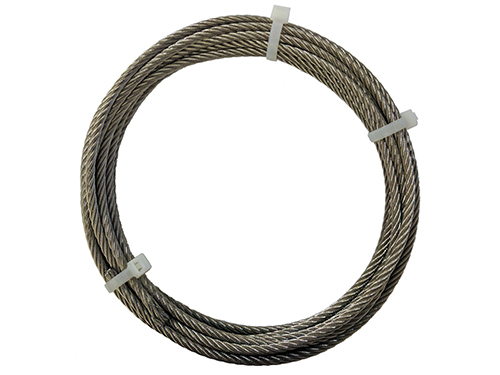 Cut wire 4 mm, 7 x 19 strands, stainless (5, 10, 30 m) in the group  at Marifix (121040v)