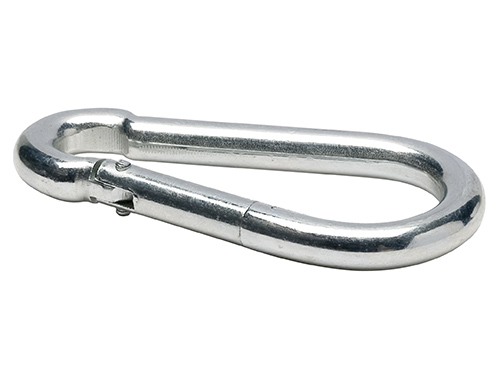 Carabiner without eyelet, galv. (9 x 90 mm) in the group Fittings & accessories / Fittings / Carabiners at Marifix (161209)