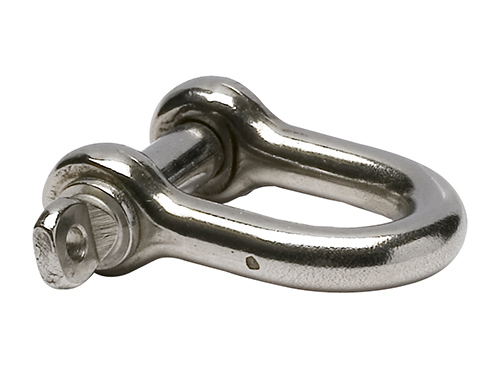 Shackle, straight, stainless steel in the group Fittings & accessories / Fittings / Shackles at Marifix (243)