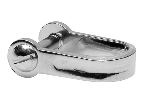 Shackle with slotted screw, pressed stainless steel (M4 x 15 mm) in the group Fittings & accessories / Fittings / Shackles at Marifix (101930)