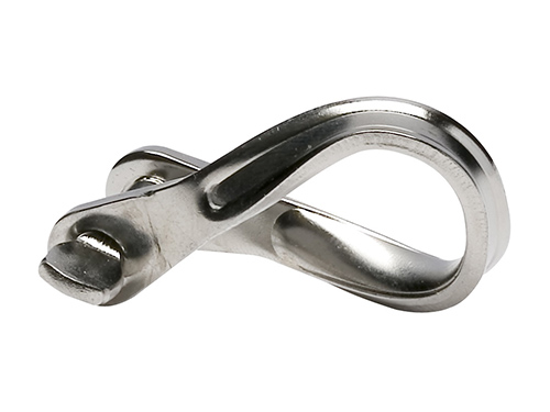 Twisted shackle, pressed stainless steel in the group Fittings & accessories / Fittings / Shackles at Marifix (264)