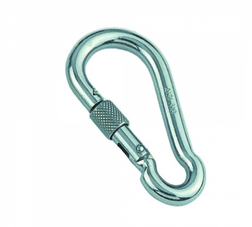 Spring hook with scrw sleeve  in the group Fittings & accessories / Fittings / Carabiners at Marifix (276-3)