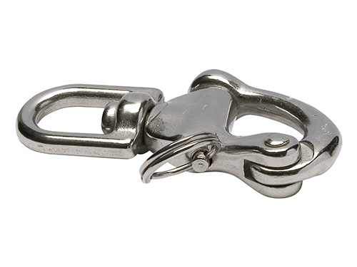 Hank with swivel, stainless steel (87 mm) in the group Fittings & accessories / Fittings / Carabiners at Marifix (106087)