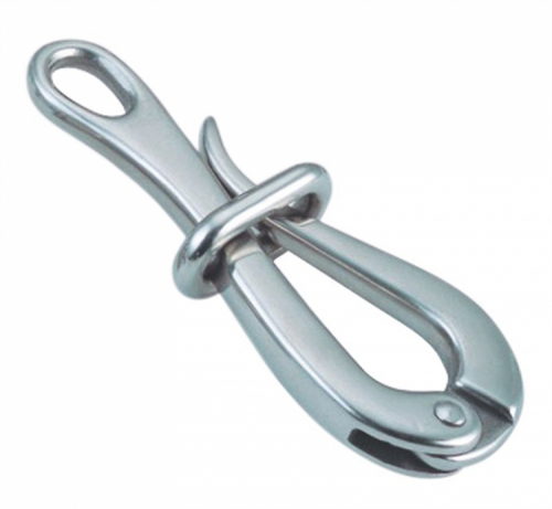 Pelikan hook with eye A4-Aisi 316 in the group Fittings & accessories / Fittings / Carabiners at Marifix (283-2)