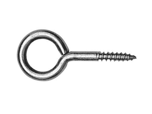 Eye screw, stainless steel (3.3 mm) in the group Fittings & accessories / Fittings / Hooks & wall fittings at Marifix (8705-2-3,3X16)