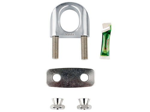Lock fitting, class 3, stainless steel in the group Fittings & accessories / Fittings / Safety u-bolts at Marifix (310)