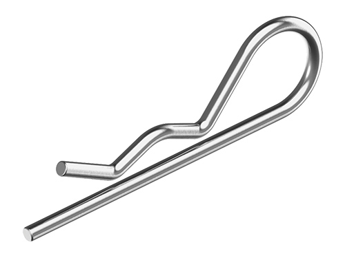 R-clip, stainless steel (4 mm) in the group Fasteners / Other fasteners / Cotter pin, Ring pin Stanless steel A4-Aisi316 at Marifix (M8377-2-4)