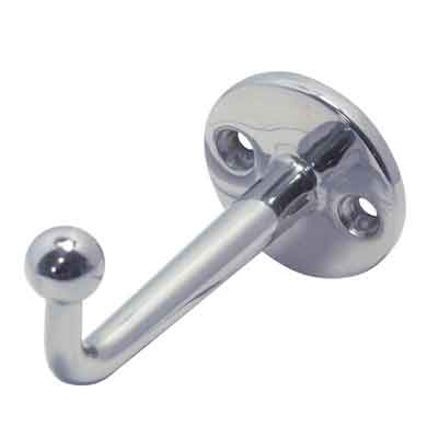 Coat hook, stainless steel in the group Fittings & accessories / Fittings / Hooks & wall fittings at Marifix (385-13)