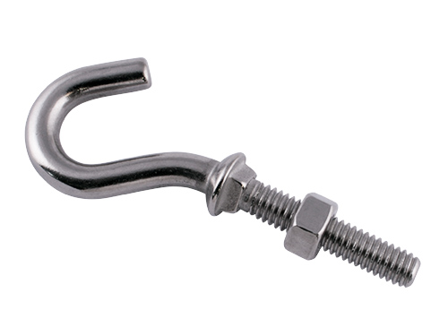 Hook with thread, stainless steel (89 mm) in the group Fittings & accessories / Fittings / Hooks & wall fittings at Marifix (2155089)