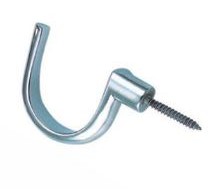 Coat hook, single, stainless steel (26 mm) in the group Fittings & accessories / Fittings / Hooks & wall fittings at Marifix (511826)