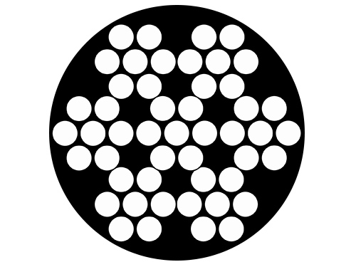 Wire with PVC, 7 x 7 strands, stainless steel (5/8 mm) in the group Wire, chain, rope / Wire / wire in any length at Marifix (W170858)