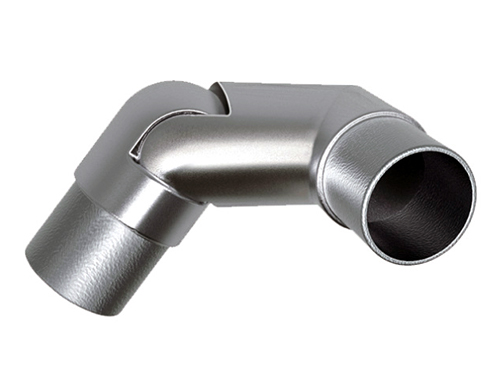 Tube bracket with joint, 90, round tube (right) in the group Railing parts / Hand rails / Tube fittings at Marifix (J021642)
