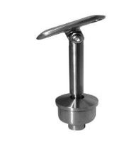 Top fitting with joint and adjustable height, threaded (satin) in the group Railing parts / Hand rails / Top fittings & end caps at Marifix (J07942)