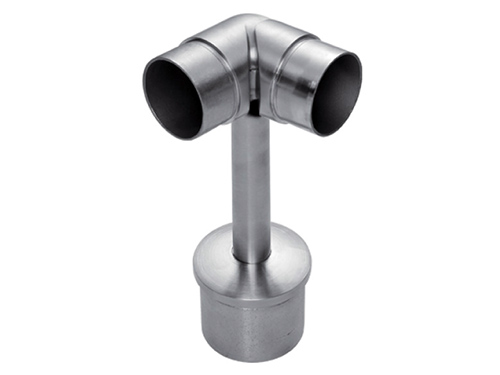 Top fitting with adjustable bracket and tube connection, 110-180 in the group Railing parts / Hand rails / Top fittings & end caps at Marifix (416D08)