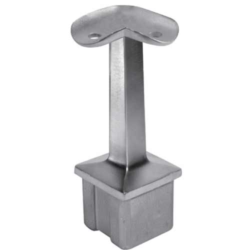 Top fitting with bracket, 90, square post (flat, satin) in the group Railing parts / Hand rails / Top fittings & end caps at Marifix (S460300)