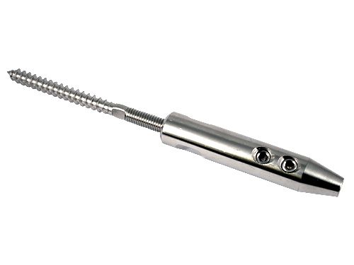 Swageless terminal with threaded pin (4 mm, right-hand thread) in the group Railing parts / Posts & base plates / Wire for railings at Marifix (A640406-30)