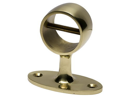 Rope holder in brass in the group Wire, chain, rope / Other accessories / Rope fittings & poles at Marifix (417-B)