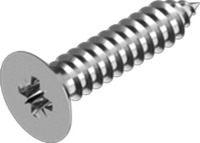 Self-tapping screw, countersunk Pozidriv A2, DIN 7982 in the group Fasteners / Screws / Self-tapping screws at Marifix (7982-2)