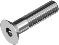 Socket head cap screw, csk A2, DIN 7991 (5 x 40 mm) in the group Fasteners / Screws / Machine screws at Marifix (7991-2-5X40)