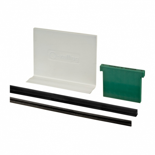 Rubber set for Easy Glass Slim,   (16.76 mm) in the group Railing parts / Glass / Rubber gaskets at Marifix (20800005017)