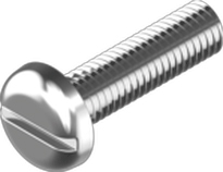 Slotted screw, pan head A2, DIN 85 in the group Fasteners / Screws / Machine screws at Marifix (85-2)