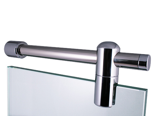 Complete strut for glass wall in the group Railing parts / Glass / Shower fittings at Marifix (861100)