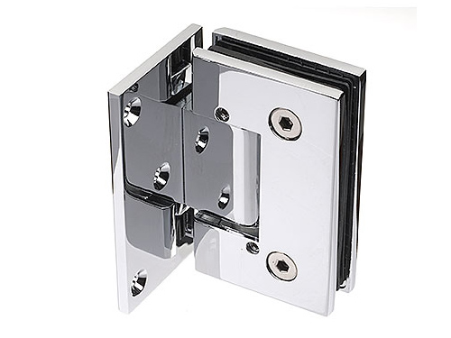 Hinge for glass door, 90 degrees in the group Railing parts / Glass / Shower fittings at Marifix (861101)