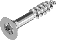 Wood screw, csk TX, parti thread A2, 9135 (8 x 45 mm) in the group Fasteners / Screws / Wood screws at Marifix (9135-2-8X45)