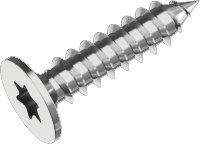 Screw for teak deck, flat head TX A4, 9155 (4.8 x 19 mm) in the group Fasteners / Screws / Wood screws at Marifix (9155-4-4,8X19)