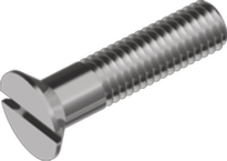 Slotted screw, csk A4, DIN 963 (12 x 80 mm) in the group Fasteners / Screws / Machine screws at Marifix (963-4-12X80)