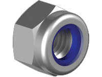 Locknut A2, DIN 985 (10 mm) in the group Fasteners / Other fasteners / Nuts at Marifix (985-2-10)