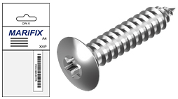 Self-tapping screw, raised csk TX A4, DIN 9479 (4.8 x 32 mm, 10-pack) in the group Fasteners / Prepackaged / Prepackaged for racks at Marifix (009479-4-4,8X32)