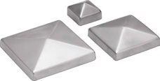Post cap pyramidal, stainless steel (90 x 90 mm) in the group Railing parts / Hand rails / Top fittings & end caps at Marifix (E4157)