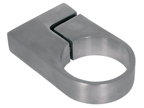 Wall bracket, single 42.4 mm (satin) in the group Railing parts / Posts & base plates / Base plates & wall brackets at Marifix (J050042)