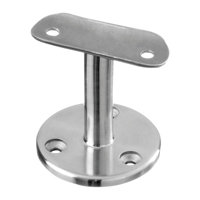 Wall bracket for hand rail (round, satin) in the group Railing parts / Hand rails / Wall brackets at Marifix (J071142)