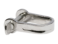 Shackle, straight, pressed stainless steel