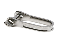 Key pin shackle, straight, stainless steel