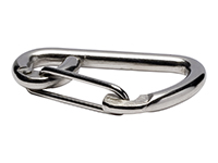 Safety hook, stainless steel