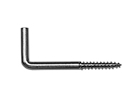 Hook, straight, stainless steel