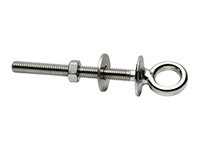 Eye bolt, flat, stainless steel