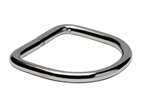 D-ring, stainless steel