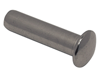 Cone terminal, rounded, stainless steel