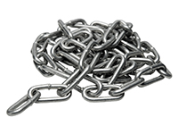 Chain, long link, DIN 763, galv.