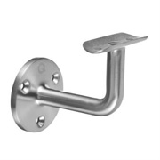 Wall bracket for hand rail with LED strip