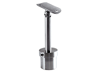 Top fitting with joint and adjustable height