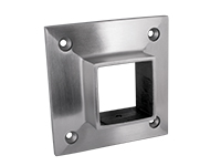 Wall bracket for tube, square