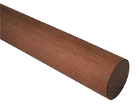 Hand rail in oiled Mahogny, 42.4 mm